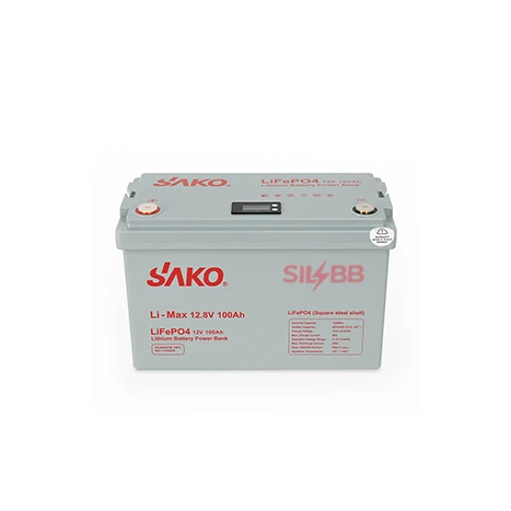 Sako Li Max 12.8V 100AH Lithium iron LiFePo4 Battery